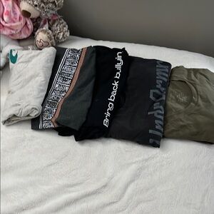 Graphic and Solid T-Shirts Bundle